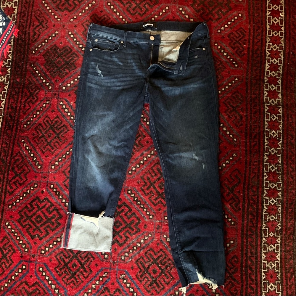 Cuffed Express indigo Jeans Size 16